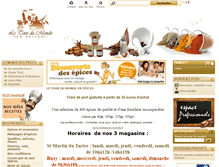Tablet Screenshot of epices-monde.fr